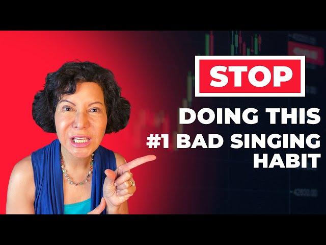 STOP DOING THIS!  #1 BAD SINGING HABIT!  Common Singing Mistakes  #shorts, #singinglessons