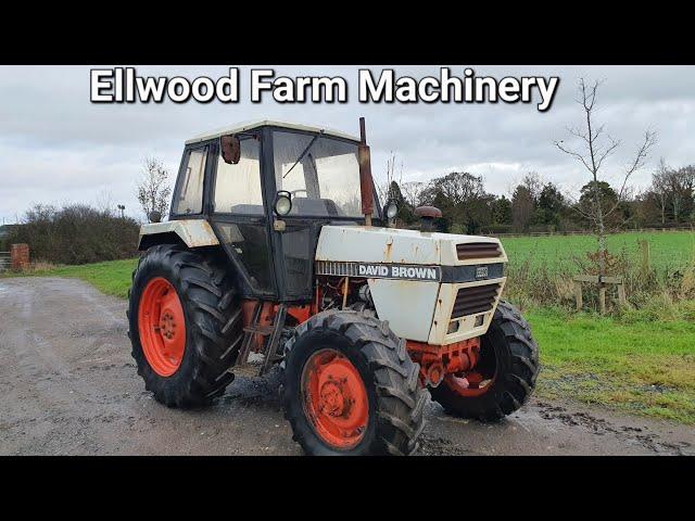 David brown 1490 tractor 4wd Ellwoodfarmmachinery.co.uk