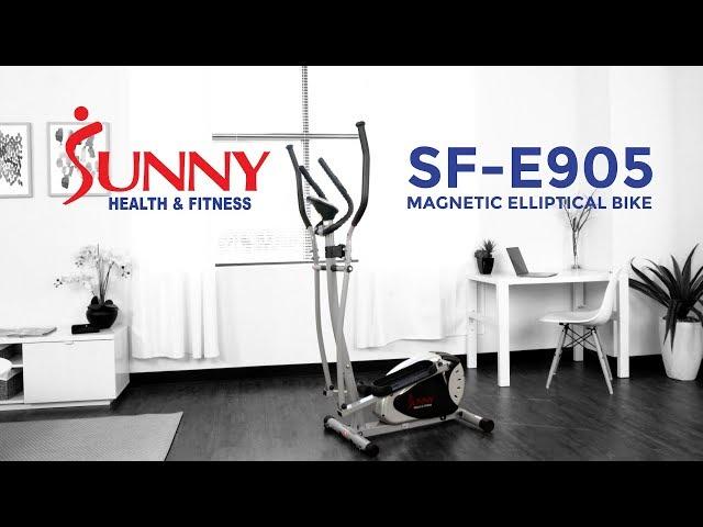 Sunny Health & Fitness SF-E905 Magnetic Elliptical Bike