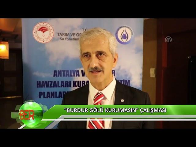 "Burdur Gölü kurumasın" çalışması