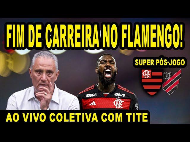 AO VIVO: FIM DE CARREIRA NO FLAMENGO l MENGÃO CORRENDO RISCO NA COPA DO BRASIL l GERSON SALVOU!