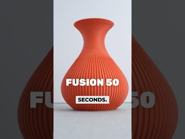 50 Second Vase Design in Fusion  #3dprinting #productdesign #autodeskfusion