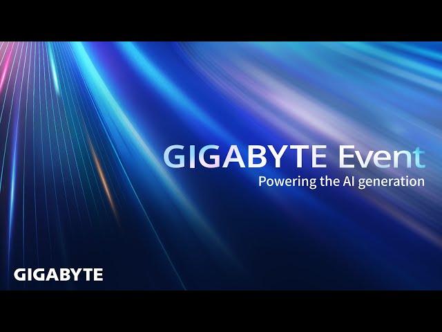 GIGABYTE EVENT - Powering the AI generation | GIGABYTE