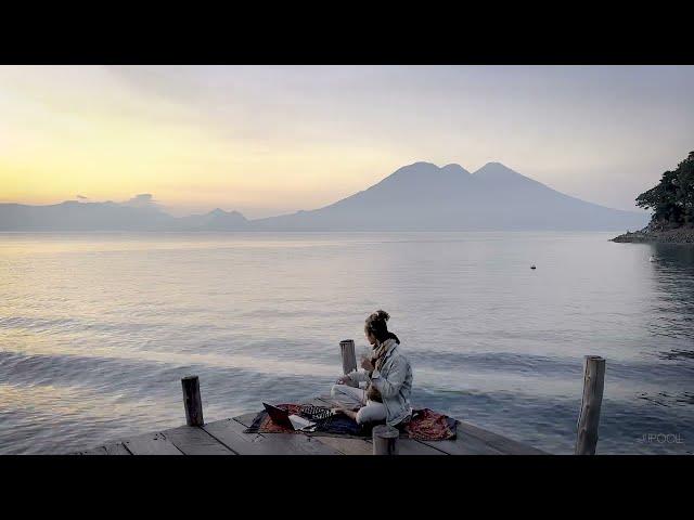 Sunrise Music Session At Lago Atitlan, Guatemala - Ambient Folktronica Vibe | J. Pool