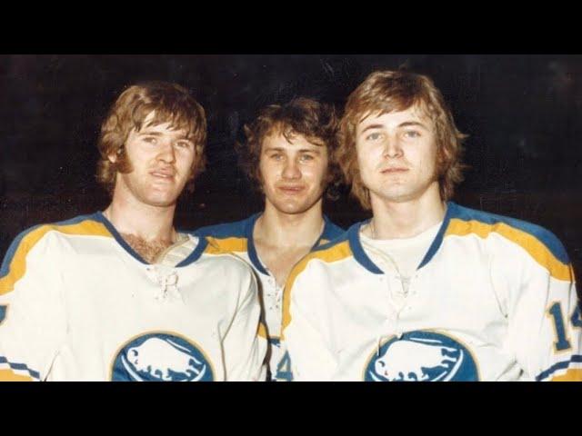 The Buffalo Sabres French Connection line interview in 1973