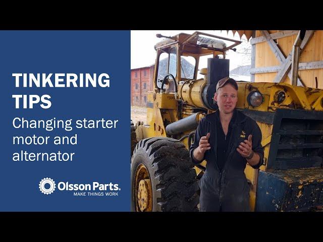 MEKARTIPS STEFAN HILDINGSSON – Tips vid byte av startmotor och generator