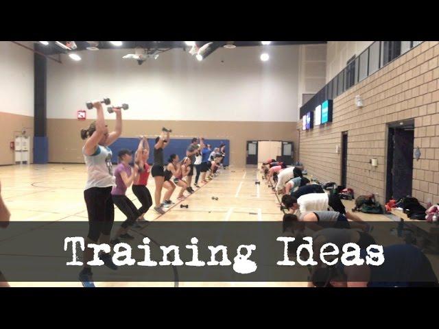 Training ideas for Big Groups - 2 Lined Circuit