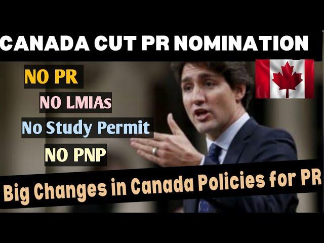 CANADA  BIG UPDATES NO MORE PR IN CANADA ? WORK PERMIT CLOSED ... #canada #pr #lmia #india #visa