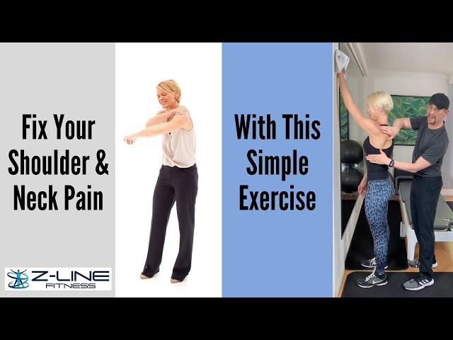 One exercise to change the way you use your shoulder