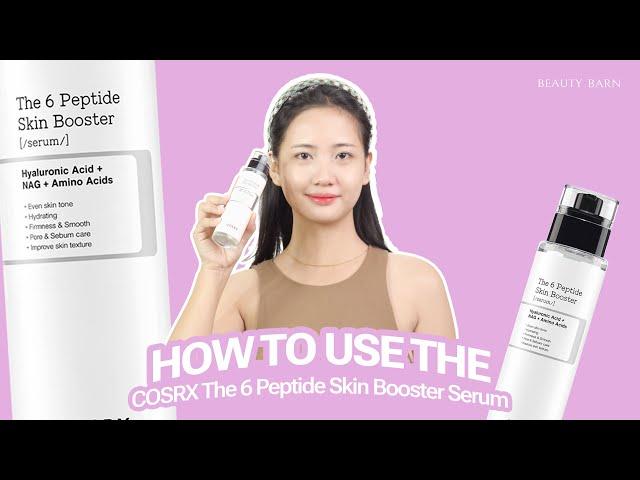 How to use COSRX The 6 Peptide Skin Booster Serum