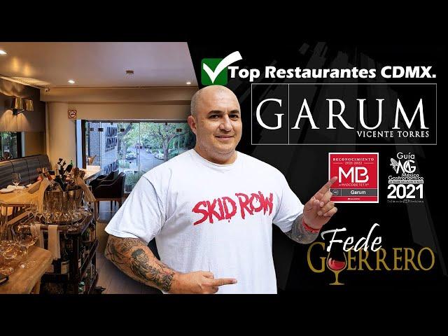 GARUM MASARYK  Top Restaurantes CDMX. Fascinante experiencia culinaria FINE DINING