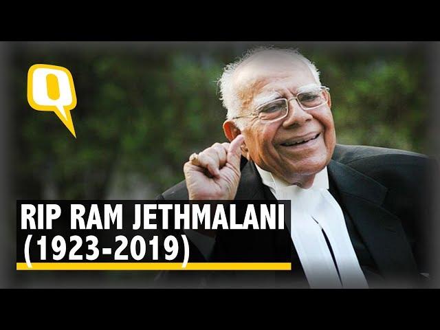 Ram Jethmalani – Eminent Lawyer, Former Union Minister – Passes Away at 95 | The Quint