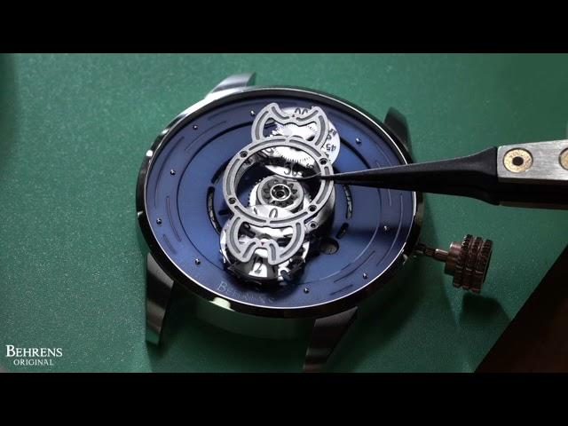 BEHRENS - The Making of B012B Space Traveler Automatic Wristwatch with Satellite Time Display