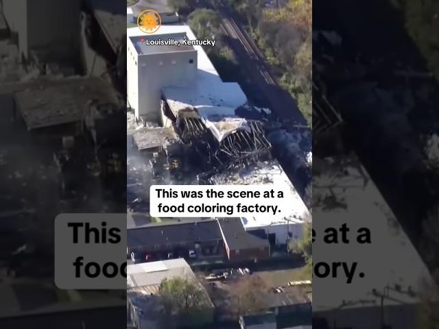 Deadly explosion at food coloring plant #shorts