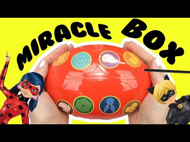 Miraculous Ladybug Miracle Box from Master Fu! Kwami Surprises