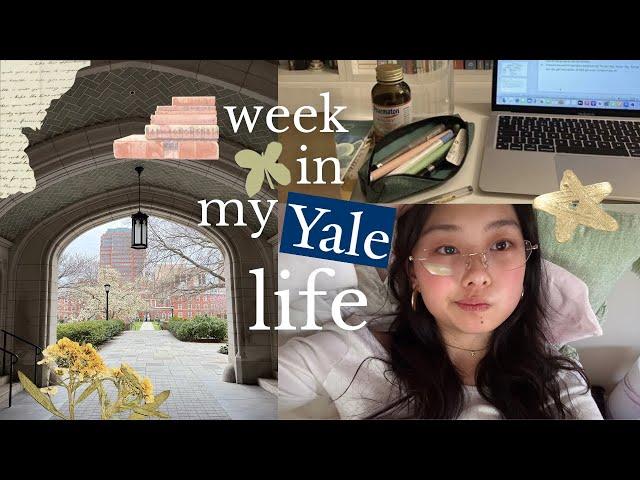 uni vlog @ yale ⭐️: finals week prep, late night studying, bulldog days shows