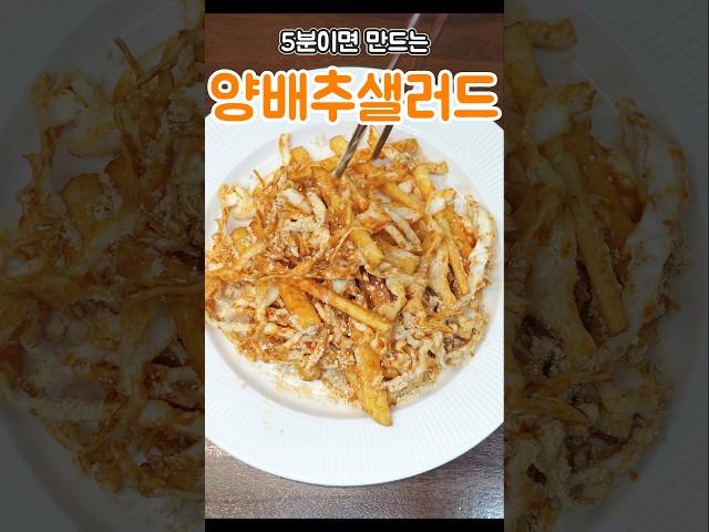 양배추와 사과는 밥대신 매일 이렇게 드세요‼️ 뱃살이 쭉쭉 빠지는데 너무 쉬워요 