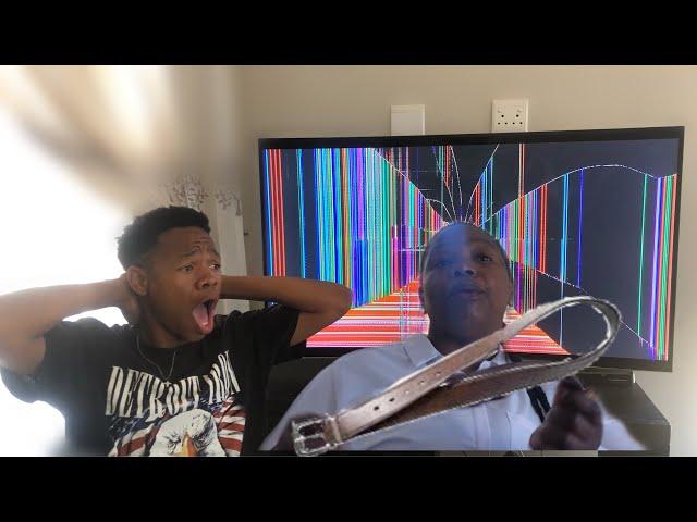 Epic broken TV prank on MY AFRICAN mom(MUST WATCH!!!! )