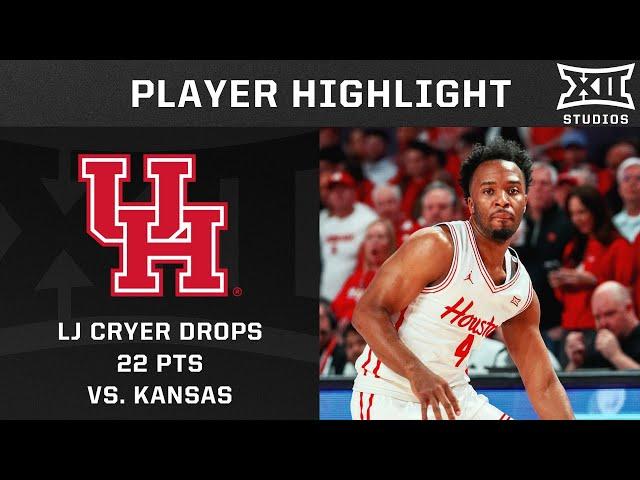 LJ Cryer Drops 22 Pts on Senior Night vs. Kansas | 2024-25 Big 12 Men’s Basketball