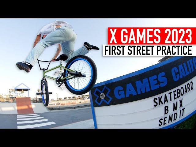 X GAMES 2023 - FIRST PRACTICE BMX STREET