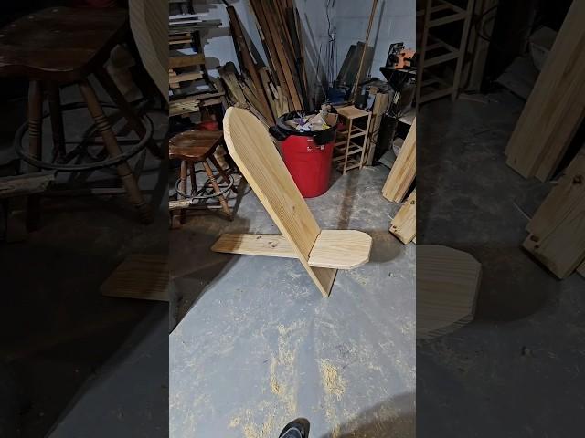Make a Viking Chair in 60 seconds #woodworking #diy #howto #tutorial #vikings #chair #beginner #easy
