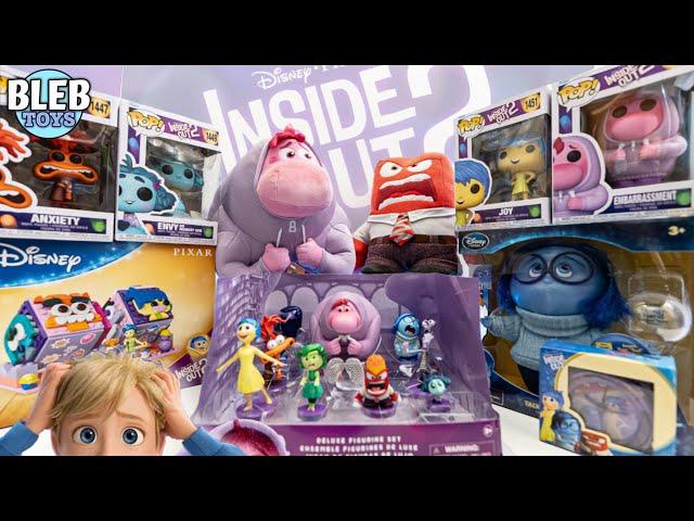 Inside out 2 Disney Pixar toy collection unboxing ASMR | Embarrassment plush toy | toy review