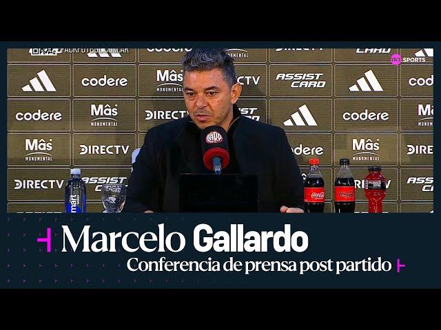 EN VIVO: Marcelo Gallardo habla en conferencia de prensa tras Estudiantes vs. River