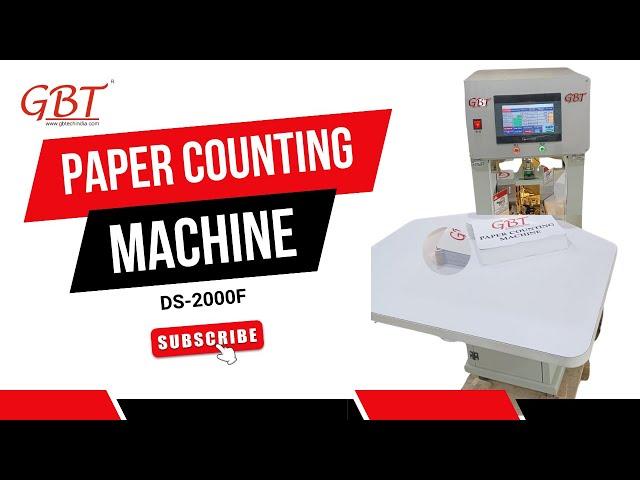 Paper Counting Machine 30Gsm-210Gsm 65-860mm +919871294363 +919810659949 G B TECH INDIA New Delhi