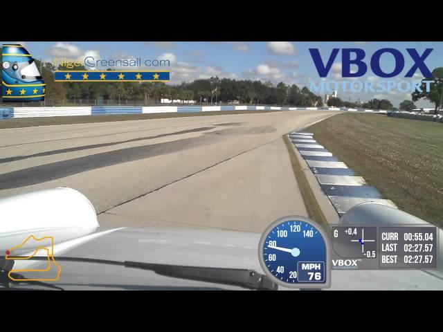 Nigel Greensall at Sebring in a Porsche 964