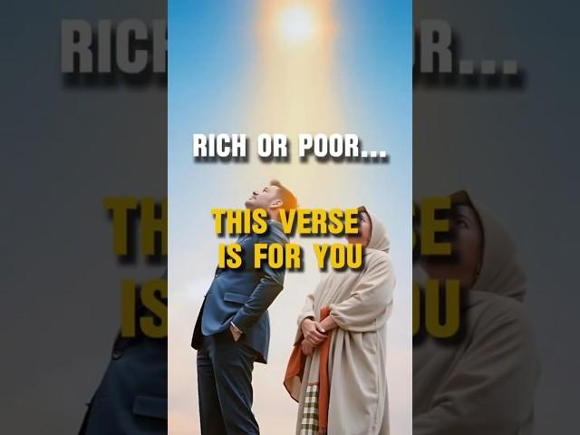 Rich or Poor — This Bible Verse Will Inspire You! #proverbs