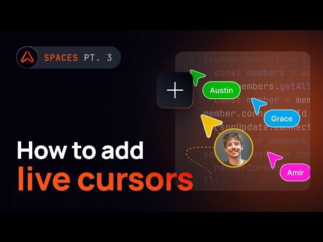 Live cursors with JavaScript and Ably Spaces (3/4)