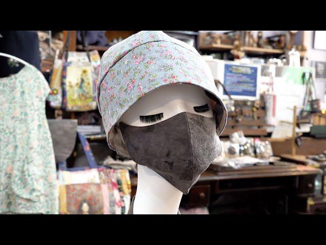 천연 염색 소재로 만드는 수제 마스크! 필터를 교체하는 가성비 갑! The process of making handmade masks in Korea!