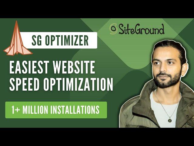 Use SITEGROUND OPTIMIZER to Increase Wordpress Speed 10x ( SG Optimizer Settings)