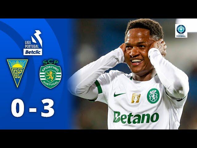 Geny trifft nach Traumvorlage! Sporting nicht zu stoppen | GD Estoril Praia - Sporting Lissabon