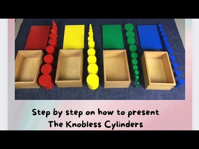 Montessori - The Knobless Cylinders