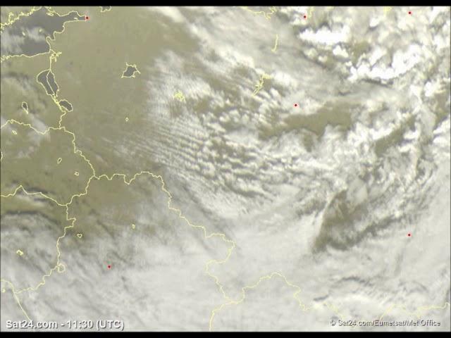 Развитие облачности над ЕТР 06.11.2020