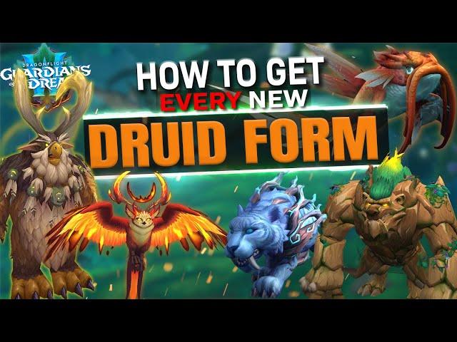 Get EVERY New DRUID FORM In Patch 10.2 World of Warcraft: Dragonflight - All You Need To Know!