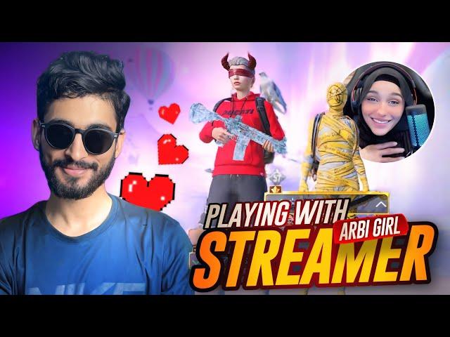 Playing with Arbi Girl Streamer| I took her Revenge  | FalinStar Gaming | PUBG MOBILE |
