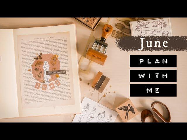 June Bullet Journal Setup | Cosy Books Theme (Free Printable!)