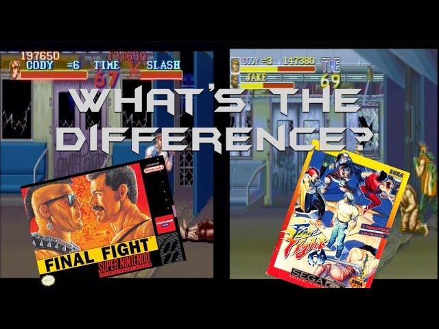 What's the Difference? - Final Fight - Super Nintendo vs Sega CD