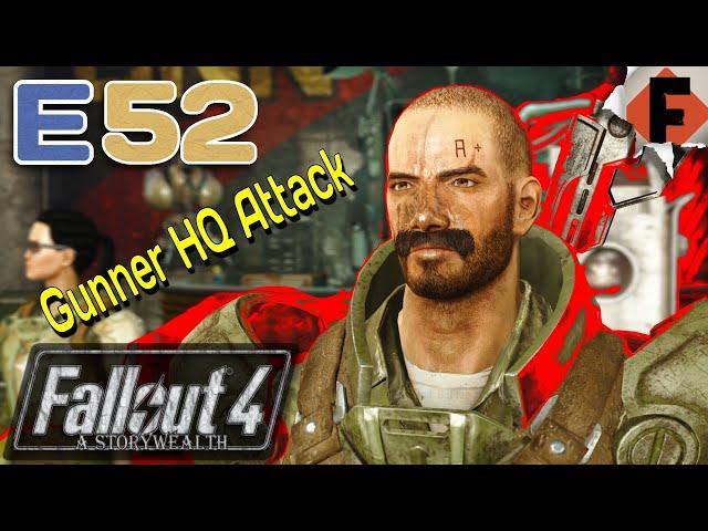 Epic Comm-Hub Showdown - Taking Down the Gunners HQ // Fallout 4 Survival- A StoryWealth // E52