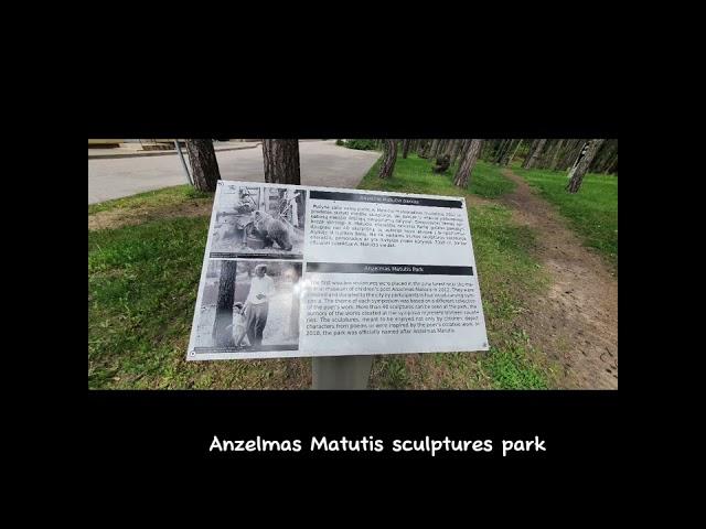 The tallest Alytus town pedestrian and bicycle White Rose bridge in Lithuania