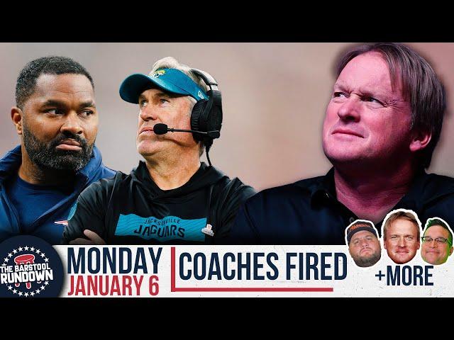 Jon Gruden Reacts To NFL Coaches Getting Fired - Barstool Rundown - January 6th, 2025