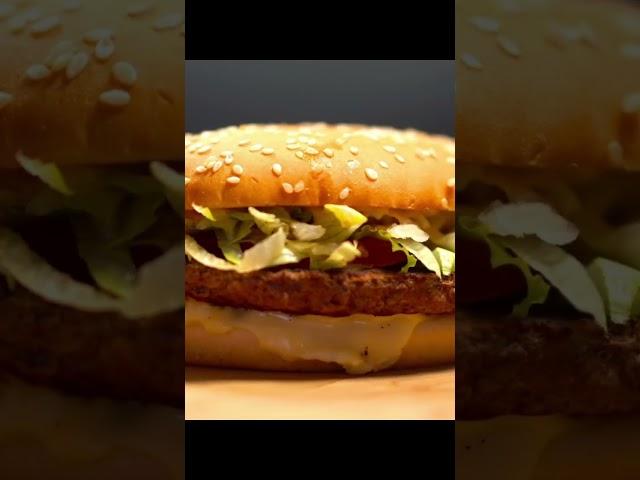 hamborger #hamburger #mcdonalds #meat #lettuce #cooking #food #baking #onion #tomato #sesame #bread