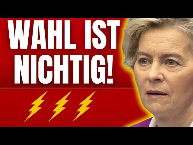  VON DER LEYEN BLITZMELDUNG! 