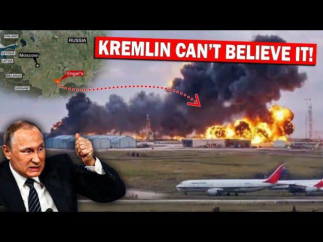 Putin in shock! Explosions at Russia's most important air base! Engels on fire!