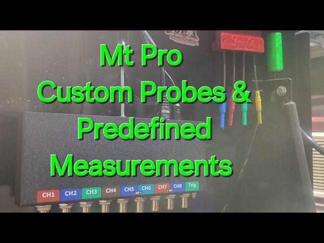 Mt Pro Custom Probes and Settings