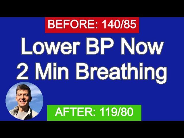 Breathing to lower blood pressure | Breathing exercises for high blood pressure | 2 Min