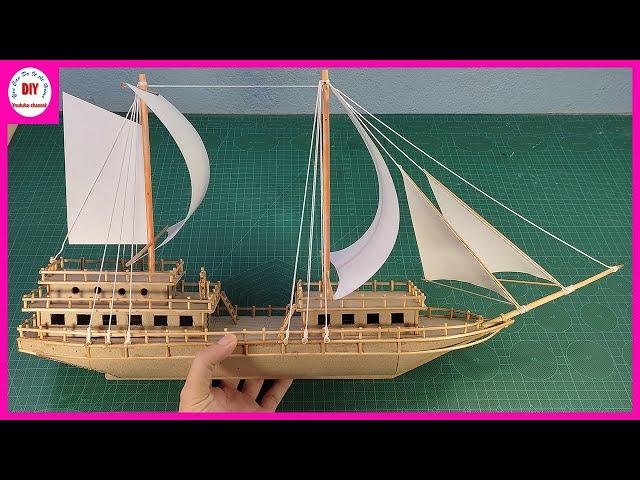 How To Make A Boat Models With Cardboard #4 | Do It Yourself