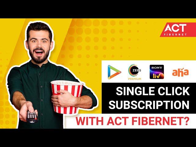 Offers on Streaming Services | ACT Fibernet